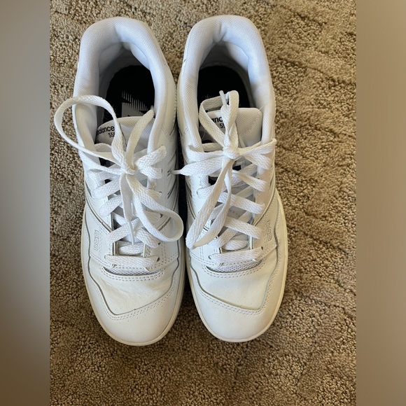 Kids white New Balance 550 size:6 - Picture 3 of 5